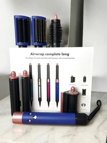 Airwrap Complete Long HS05 6-в-1 — стайлер для волосся з насадками, Vince Blue