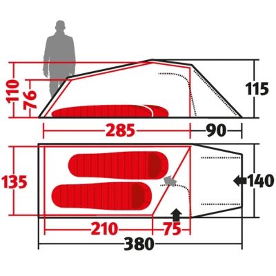 Палатка Wechsel Outpost 2 TL Laurel Oak (231069) (DAS301047) | Зображення 9