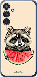 Чохол на Samsung Galaxy M35 5G Єнотик з кавуном "4605u-3738-2448"