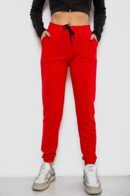 Спортивні штани жіночі, колір червоний, 238R325