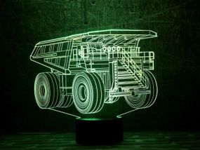 Сменная пластина для 3D светильников "Автомобиль 16" 3DTOYSLAMP