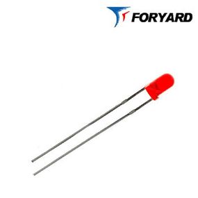 Світлодіод Червоний 3 мм. FYL-3014 URD 625nm, 700mcd (круглий, матовий), 60 ° FORYARD