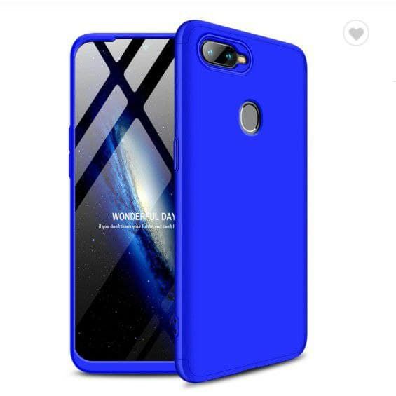 Чохол GKK 360 градусів для Oppo A12 колір Синій