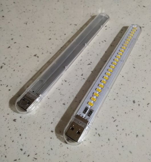 Міні ліхтарик на 24 світлодіоди, USB лампа, LED світильник | Зображення 2