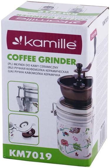 Кавомолка Kamille Coffee Beans механічна | Зображення 4