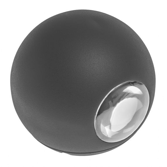 Подсветка LED фасадная IP65 AL-235/2х3W NW BK