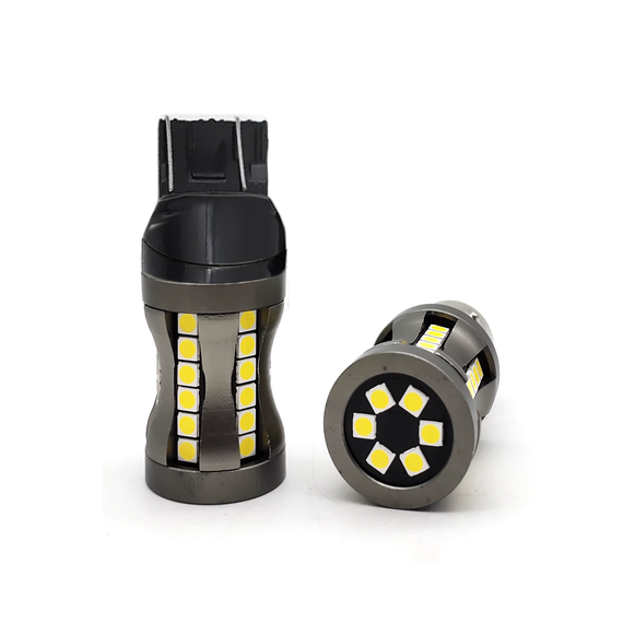 Автолампа W21/5W 7443, цоколь W3x16q, 3030х42smd, обманка CunBas, 12-24В | Зображення 1