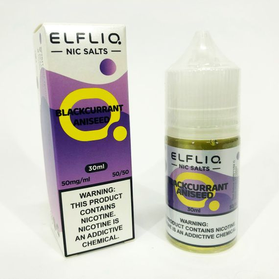 Жидкость ELFLIQ 30 мл 5%. Черная Смородина Анис (Blackcurrant Aniseed) | Зображення 1