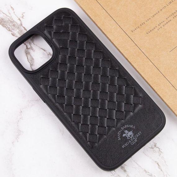 Шкіряний чохол Polo Santa Barbara для Apple iPhone 15 (6.1") Black | Зображення 4