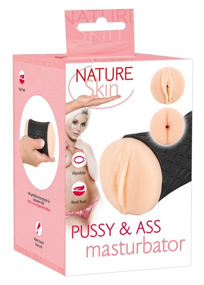 Мастурбатор вагіна і анус - Nature Skin Pussy & Ass Masturbator