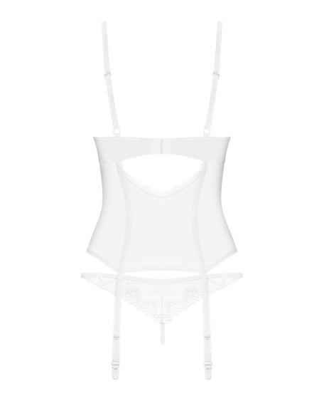 Корсет Obsessive Alissium corset & thong M/L (м'ята пачка!!!!) Sex Aura | Зображення 7