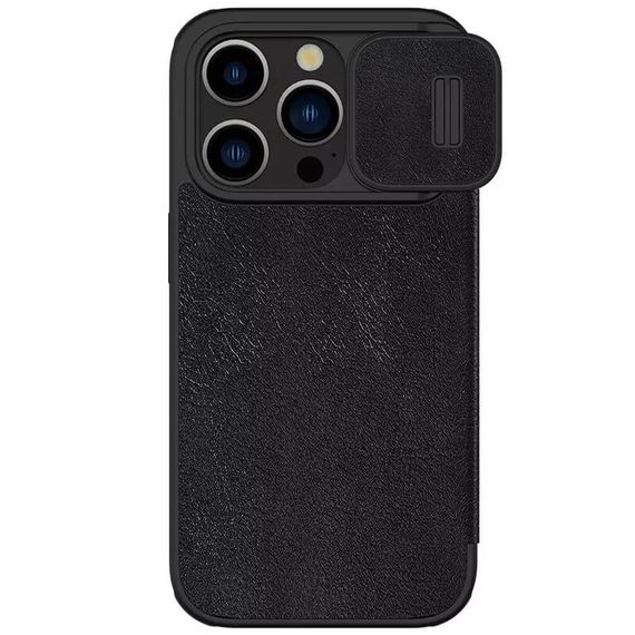 Шкіряний чохол-книжка Nillkin Qin Pro Camshield для Apple iPhone 15 Pro Max (6.7") | Зображення 1