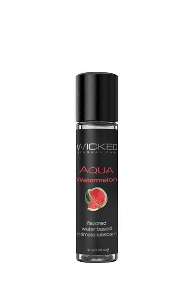 Съедобный лубрикант Wicked Aqua Watermelon Flavored со вкусом арбуза, 30 мл sexstyle