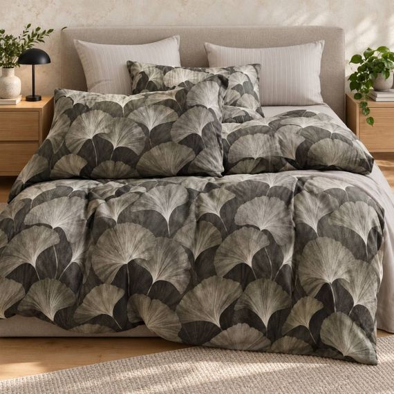 Постельное белье евро из велюра и фланели Koloco Print 4 22240 200х230 см