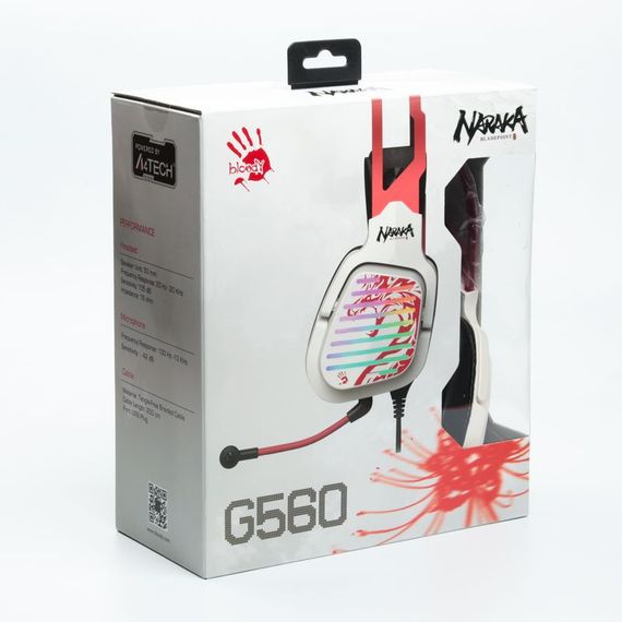 Гарнітура ігрова Bloody G560 Naraka з підсвічуванням, USB | Зображення 5