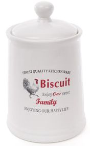 Банка керамічна "Тоскана" Family BISCUIT 1.75л для зберігання сипучих продуктів