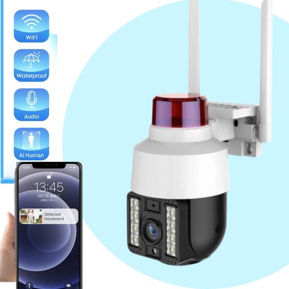 Камера відеоспостереження PTZ вулична WiFi 4 МП, кольорове нічне бачення, XPRO, 2L-A2-WIFI/ZD-SC04-4MP V380Pro (45041-16973_884) | Зображення 2