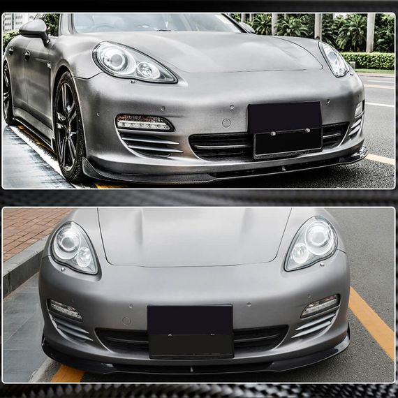 Накладка на передній бампер Lip (для Base 2009-2013, Карбон) для Porsche Panamera рр | Зображення 3
