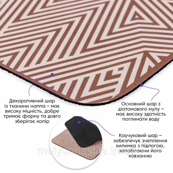 Вологопоглинаючий килимок 40*60CM*3MM (D) SW-00002554 | Зображення 1