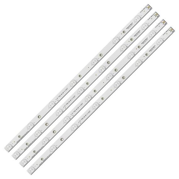 LED підсвітка TV 32" Changhong: LED32568 AOC: T3240M, T3250M, LE32A3130/80  4шт.