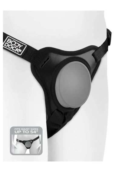 Трусики для страпона Pipedream Body Dock Elite Mini Harness, черные Sex Aura | Зображення 2