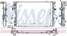 Радіатор охолодження двигуна VW TRANSPORTER, NISSENS (65282A)