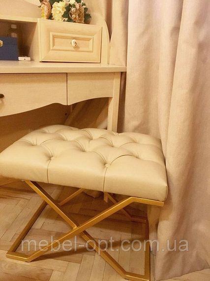 Банкетка Луї В 052 Loft, в стилі лофт, арт деко, вибір розміру, кольору каркаса і оббивки | Зображення 1