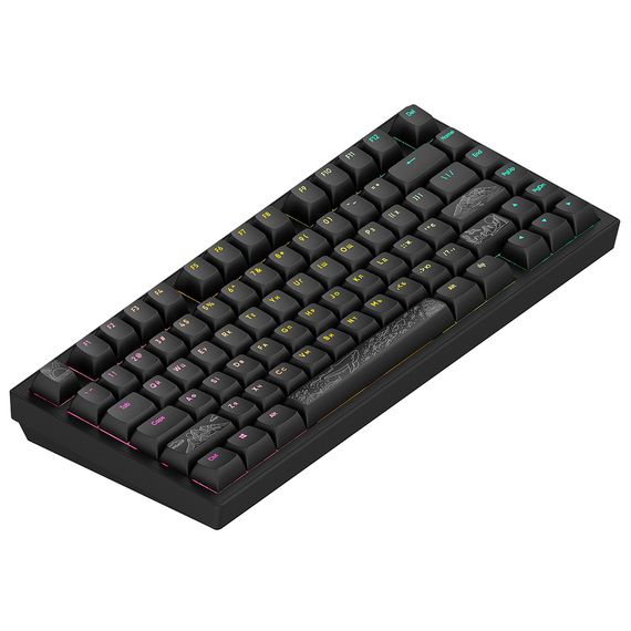 Клавіатура Dark Project ALU81 Terra Nostra PBT RGB Mech G3MS Moonstone Black (DPKB_NOSTRA_81_ANSI_BLACK_UA) | Зображення 3