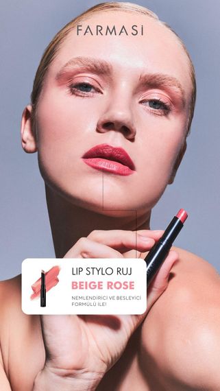 Помада-стік Stylo Farmasi 02 Бежево-рожевий 1,8 г | Зображення 7