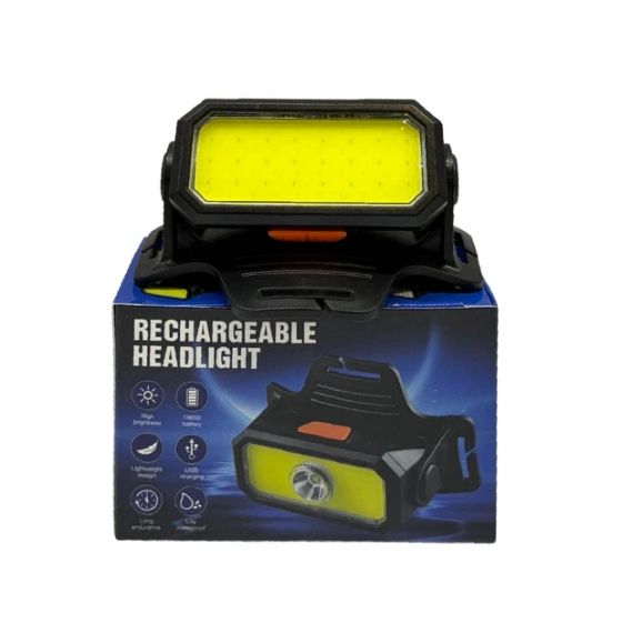 Налобний світлодіодний ліхтар Bailong BL-5120 з акумулятором 18650, USB-зарядкою, 6 режимами та регульованим кутом нахилу | Зображення 5