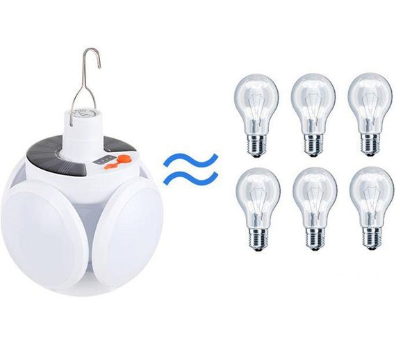 ЛАМПА ДЛЯ КЕМПИНГА X-BAIL BL-2029 SOLAR / EMERGENCY CHARGING CAMPING BULB | Зображення 3