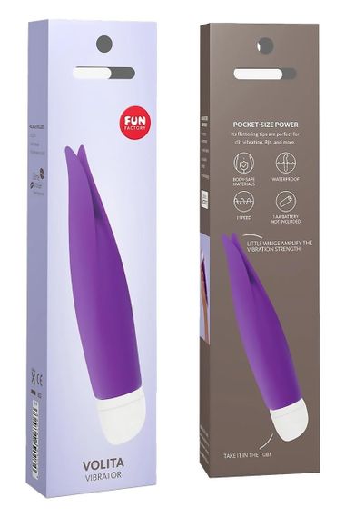 Вібратор для клітора Fun Factory Volita силіконовий, фіолетовий Sex Aura | Зображення 8