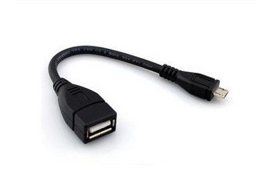 OTG-кабель microUSB-USB (прямой) | Зображення 1