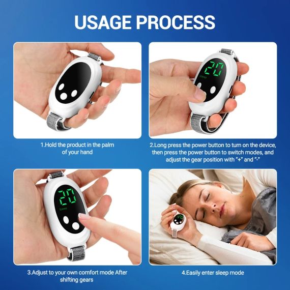 Розумний антистрес гаджет для сну Sleep Relax Pro — 20 рівнів, 2 режими, пристрій для швидкого засинання | Зображення 5