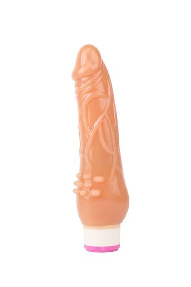 Вібратор реалістичний рельєфний Chisa Basic Luv Theory Beginner Rider, бежевий sexstyle | Зображення 2