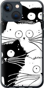 Чехол на iPhone 13 Mini Коты v2 "3565u-2373-17620"