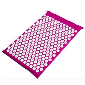 Акупунктурний масажний килимок Acupressure Mat or Bed of Nails Рожевий