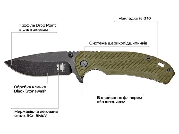 Ніж Skif Sturdy II BSW Olive | Зображення 6