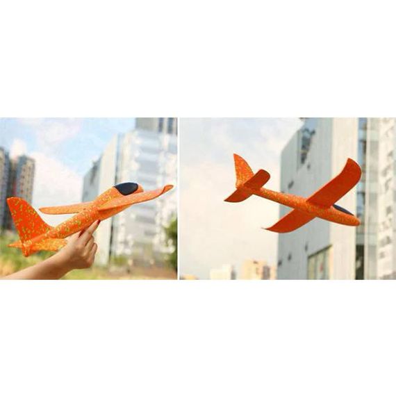 Метальний літак трюкач планер на дальню відстань Помаранчевий