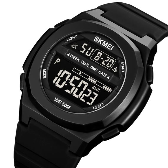 Чоловічий годинник Skmei 1821BKBK All Black | Зображення 1