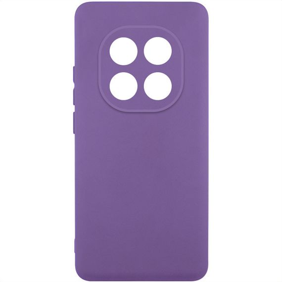 Чехол TPU GETMAN Liquid Silk Full Camera для Xiaomi Redmi Note 14 Pro 5G Фиолетовый / Amethyst