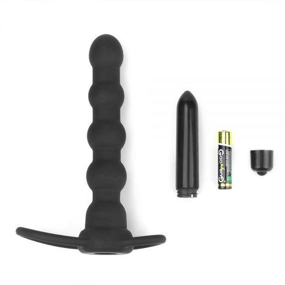 Анальне подвійне задоволення з вібрацією Double Prober Vibrating Sex Aura | Зображення 2