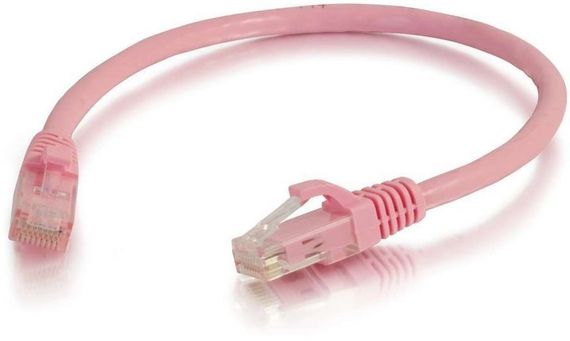 Патч-корд Cat5e C2G 0.5 м розовый (CG83616)