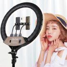 Кольцевая LED лампа RL-14 36см 220V 1 крепл.тел. + пульт + чехол | Зображення 2