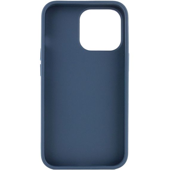 TPU чехол Bonbon Metal Style для Apple iPhone 14 Pro Max (6.7") Синий / Denim Blue | Зображення 2