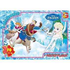 Пазлы детские "Frouzen" Ледяное Сердце FR016, 70 элементов