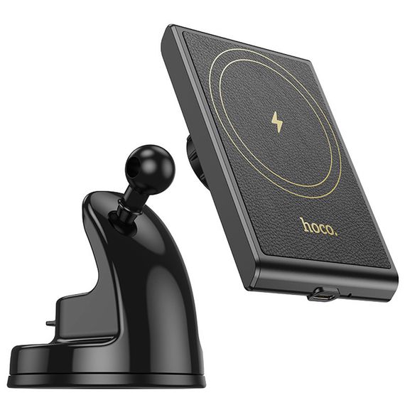 Автотримач з БЗП Hoco HW20 Precious (center console) Black | Зображення 4