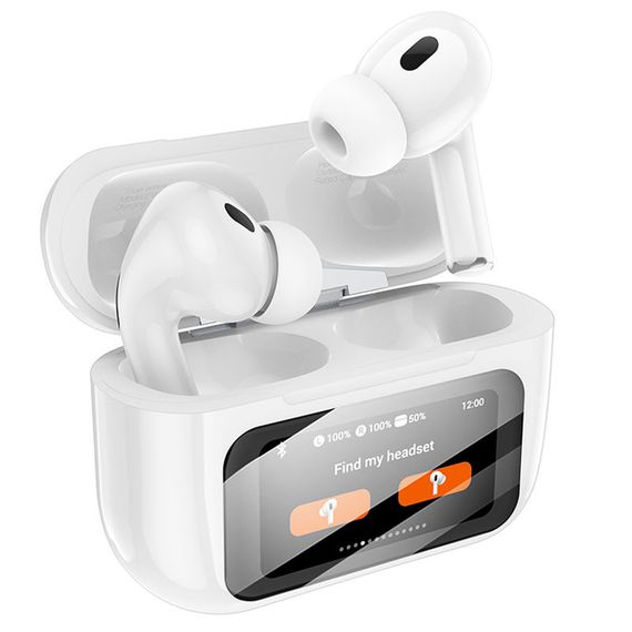 Бездротові TWS навушники Hoco EW72 Soar ANC White | Зображення 7
