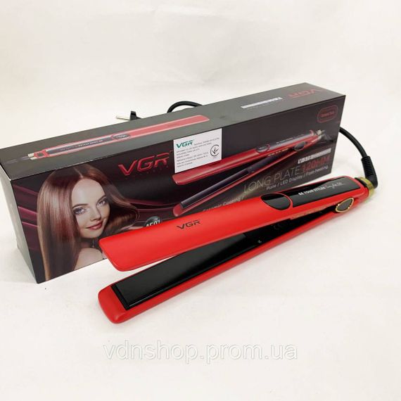 Професійний випрямляч для укладання волосся VGR V-518, Випрямляч для перукарень Плойка випрямлення WP-77 | Зображення 9