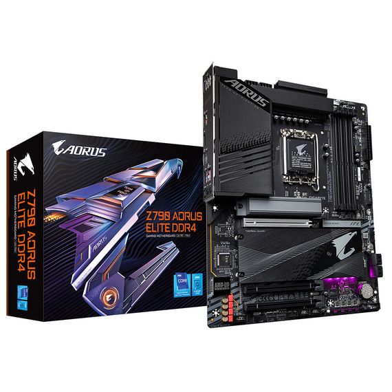 Материнская плата GIGABYTE Z790 AORUS ELITE DDR4 s1700 Z790 4xDDR4 M.2 HDMI ATX Z790_A_ELITE_DDR4 | Зображення 5